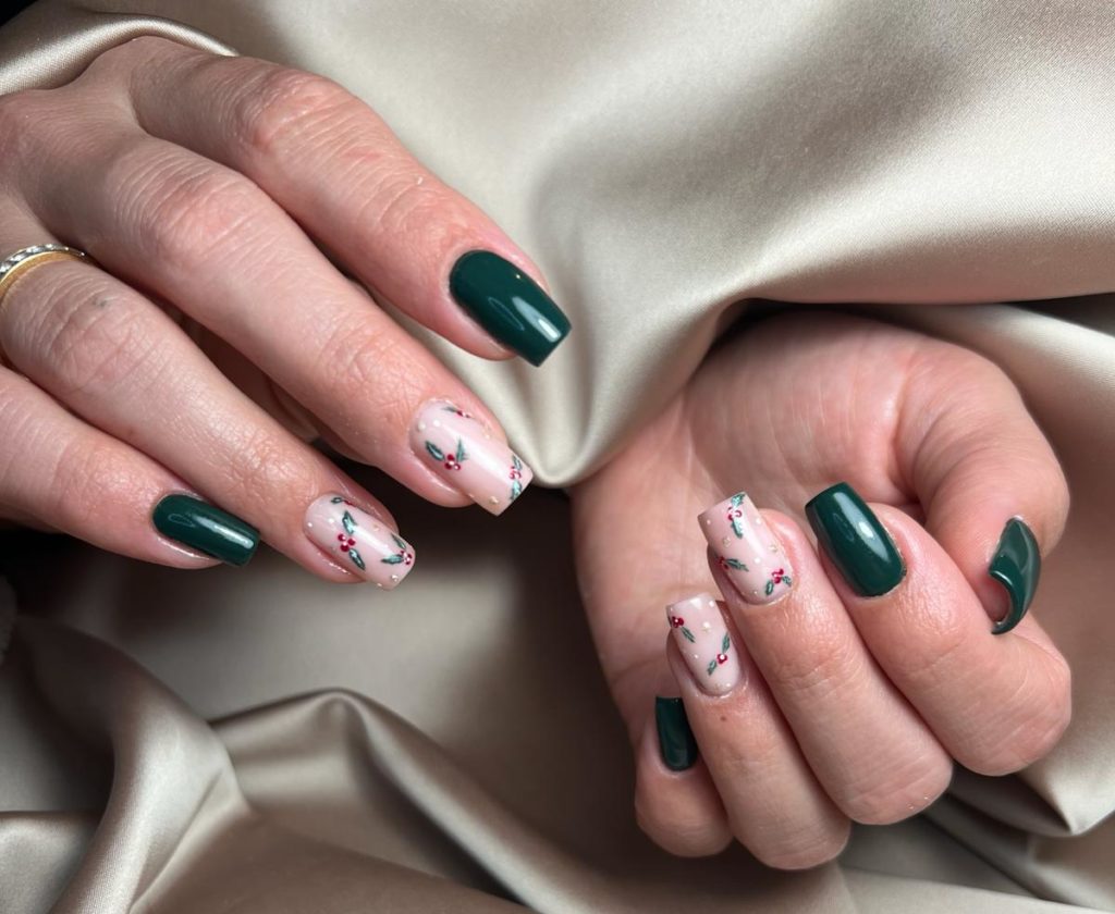 Remplissage longueur S avec nail art
